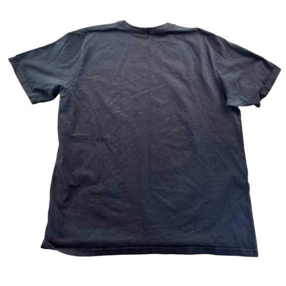 Carhartt Mens Work T-Shirt 2XLT Black Short Sleeve Logo Crew Neck Casual K195 - Picture 2 of 12